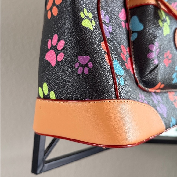 Colorful Paw Print Shoulder Bag - Picture 6 of 12